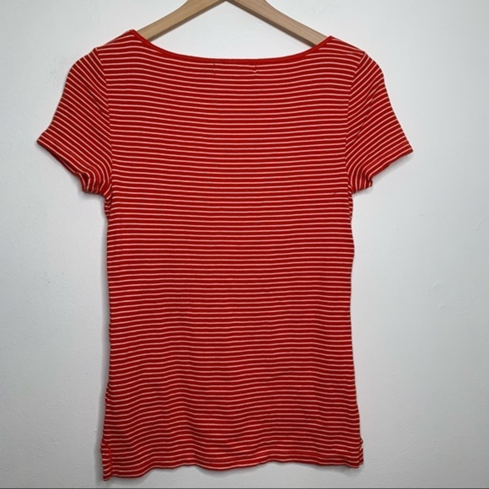 Lauren Ralph Lauren Red & White Stripe Shirt - Picture 7 of 7